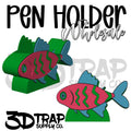 Neon Fish Pen Holder