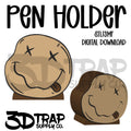 Smiley Face Pen Holder  STL/3MF