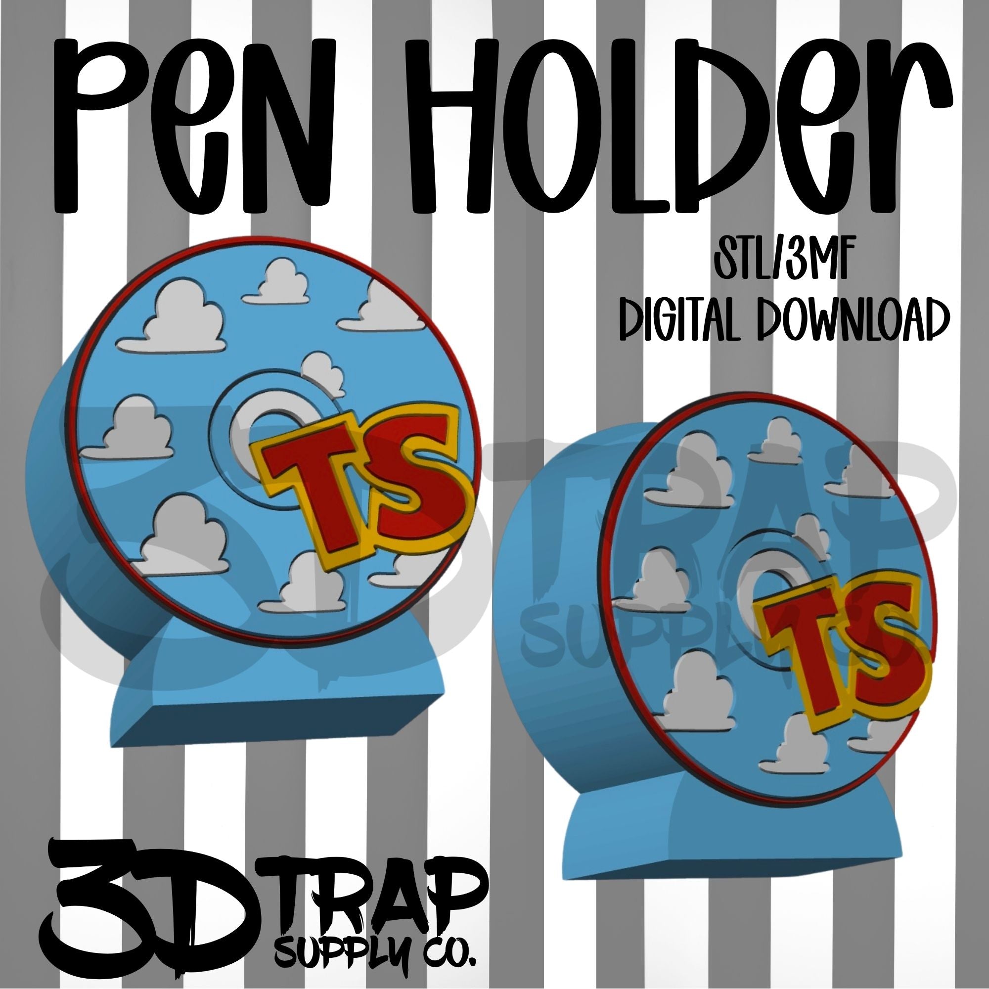 TS CD  Pen Holder  STL/3MF