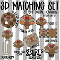 Turkey Set 3D Matching Sets STL/3MF