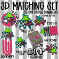 Stars Set 3D Matching Sets STL/3MF