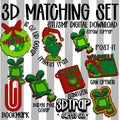Green Man Set 3D Matching Sets STL/3MF