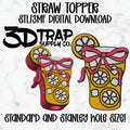 Lemonade Straw topper STL/3MF