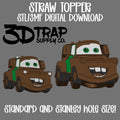 Rusted Truck Straw topper STL/3MF