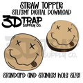 Smiley Face Straw topper STL/3MF