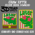 Later Gator Straw topper STL/3MF