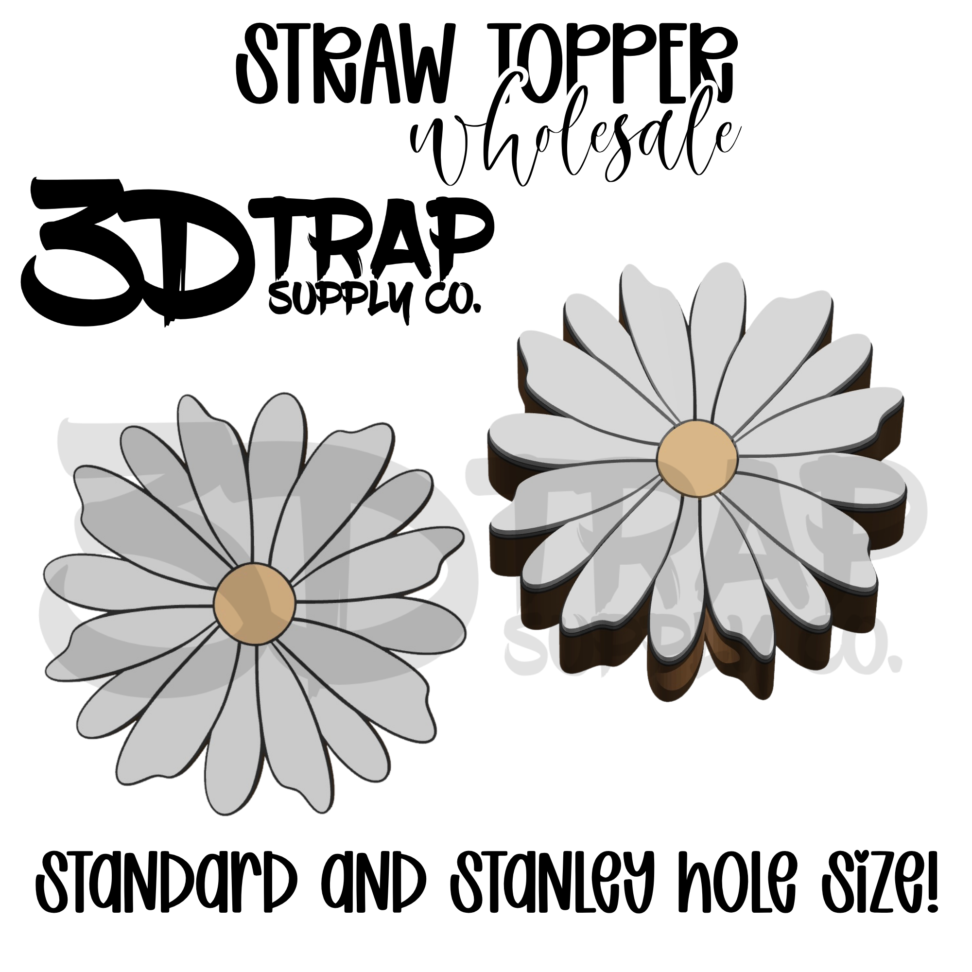 Daisy Straw topper Wholesale