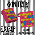 Tiny Humans Hand Sanitizer Holder STL & 3MF Digital File