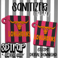 Longhorn Hand Sanitizer Holder STL & 3MF Digital File