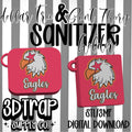 Eagles Hand Sanitizer Holder STL & 3MF Digital File