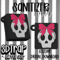 Skull Scent Theory Hand Sanitizer Holder STL & 3MF Digital File