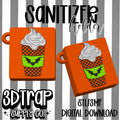 Checker Coffee Scent Theory Hand Sanitizer Holder STL & 3MF Digital File