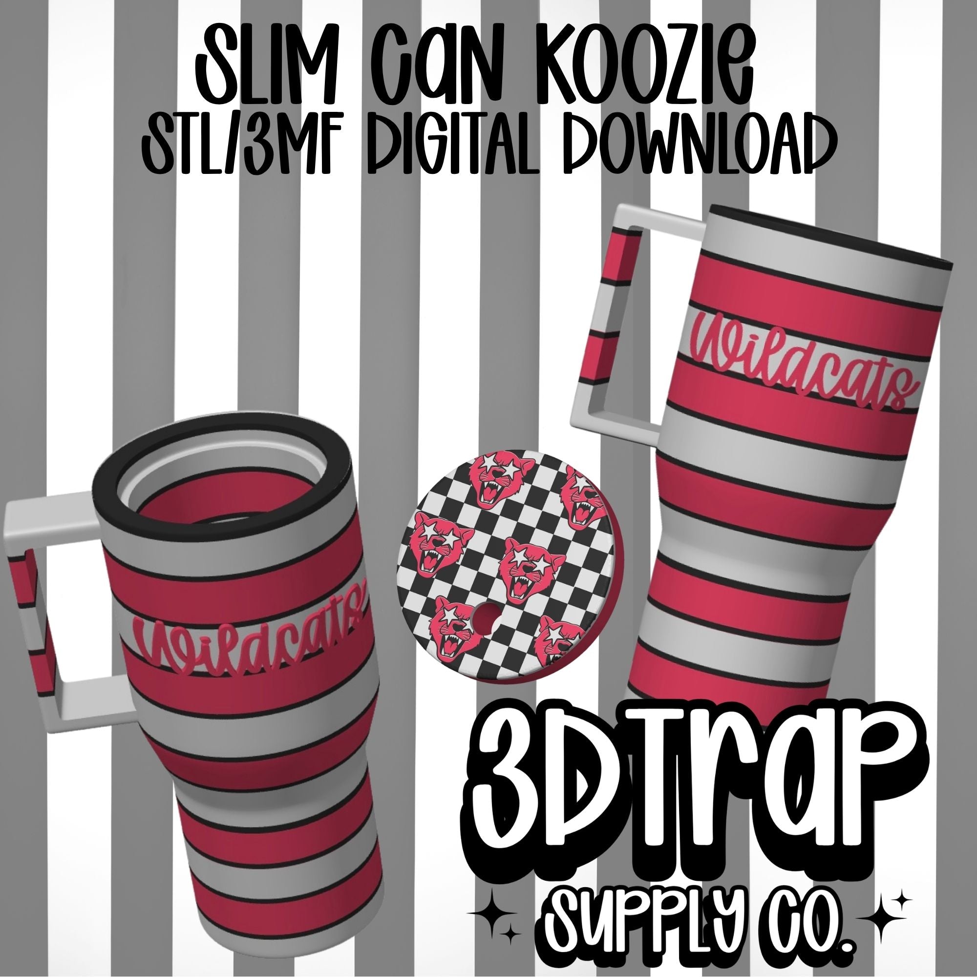 Wildcats Set 3D Matching Sets STL/3MF