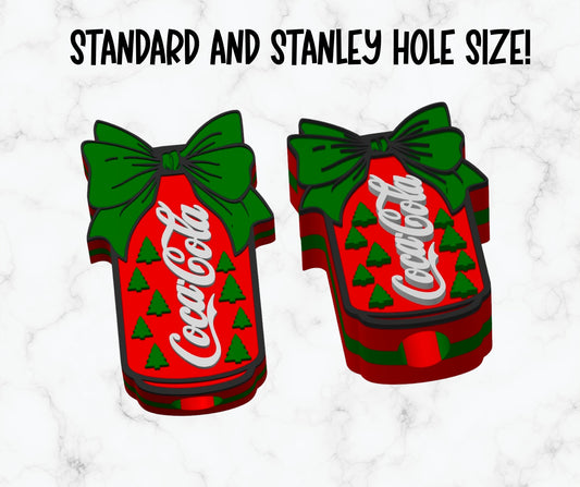 Christmas Coke  Straw Topper