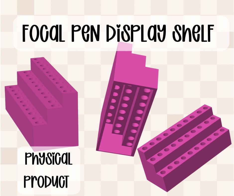 Custom Focal Pen Display Shelf