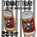 Beer Can Trinket Tray STL/3MF
