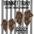 Cheetah Skull Bow  Trinket Tray STL/3MF