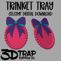 Mermaid Bow Trinket Tray STL/3MF