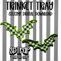 Checker Bat Trinket Tray STL/3MF