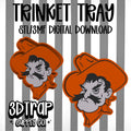 Cowboy Trinket Tray STL/3MF
