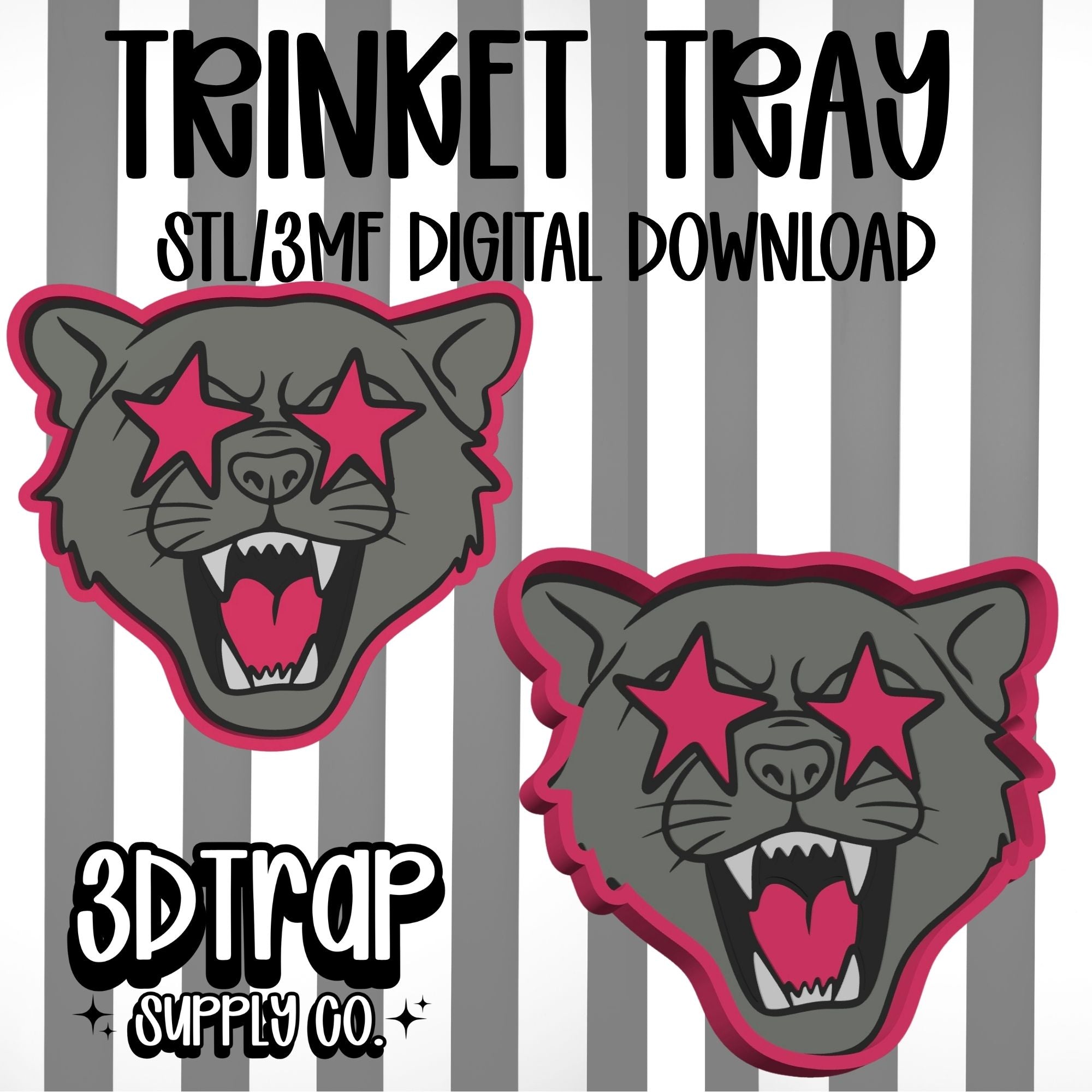 Widcats Trinket Tray STL/3MF