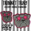 Bulldog Trinket Tray STL/3MF