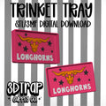 Longhorn  Trinket Tray STL/3MF