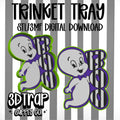 Cute Ghost Trinket Tray STL/3MF