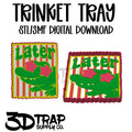 Later Gator Trinket Tray STL/3MF