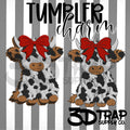 Cow Bow Tumbler Charm Wholesale