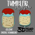 Sourdough Jar Tumbler Charm STL/3MF