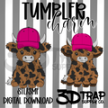 Cow Hat Tumbler Charm STL/3MF