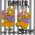 Bear Tumbler Charm STL/3MF