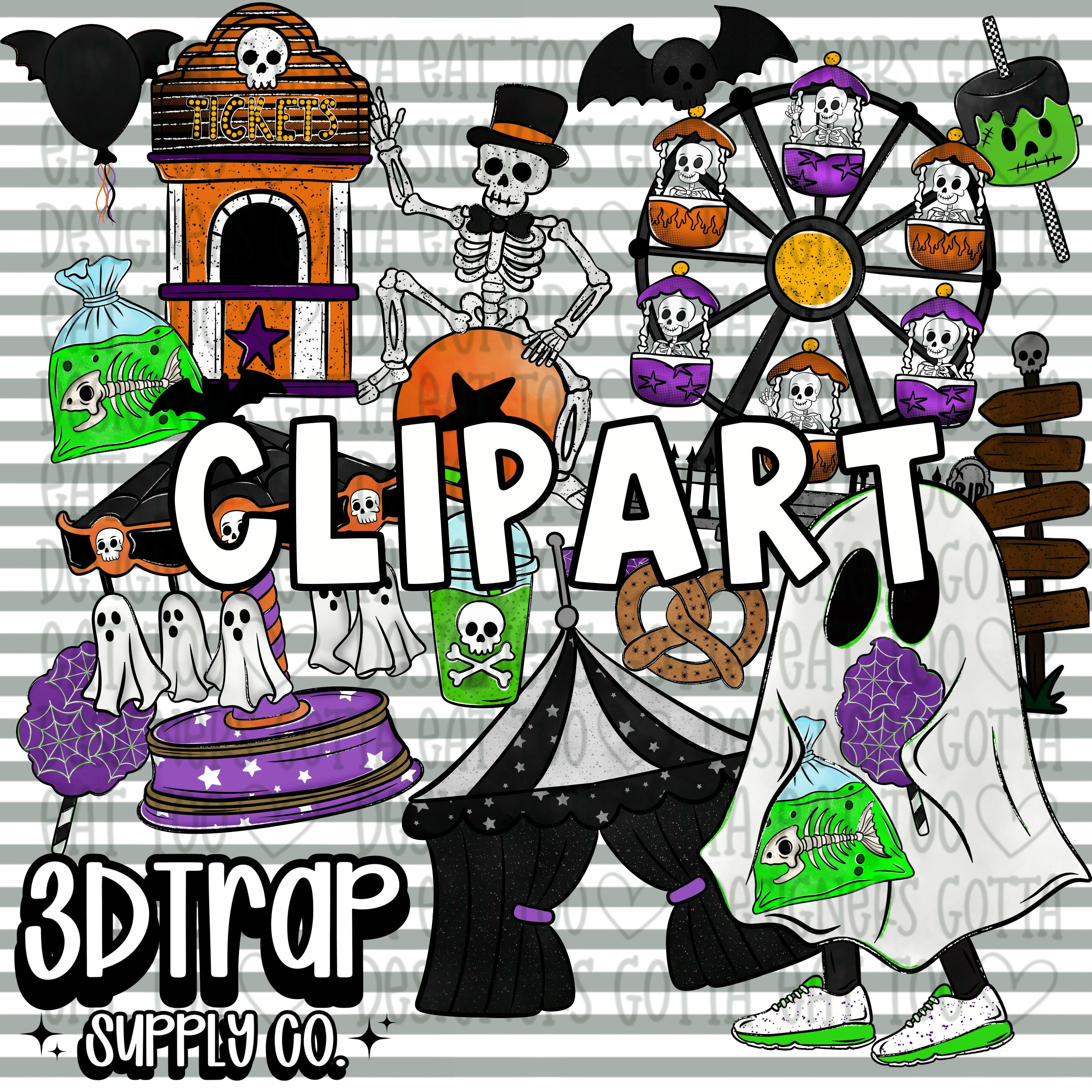 Spooky Carnival Clipart