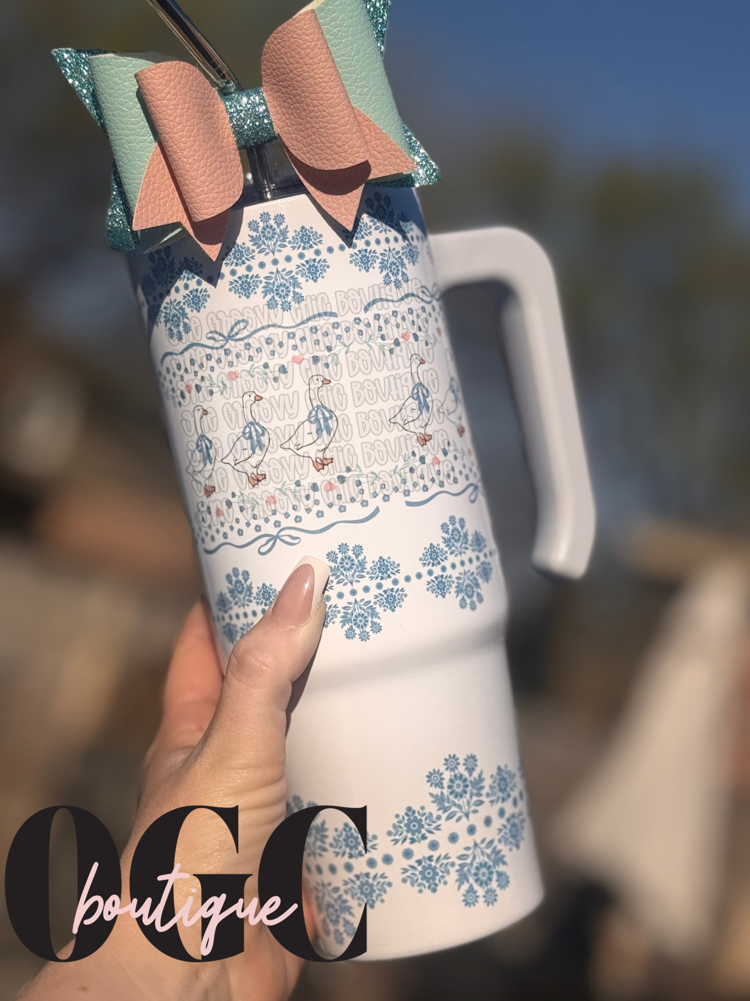 Vintage Goose Stainless steel tumbler