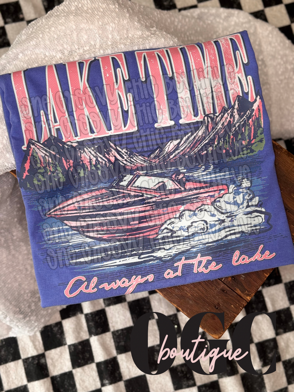 Lake Time Comfort color tee