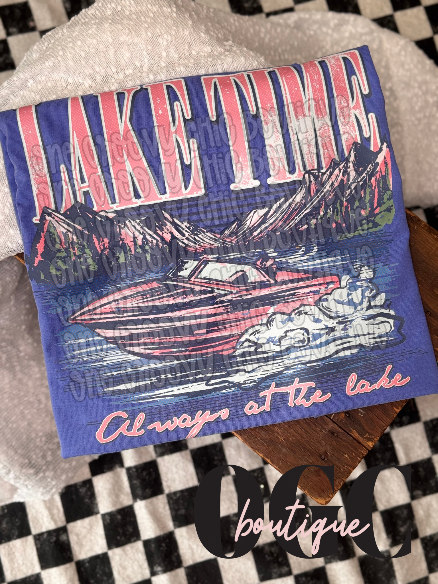 Lake Time Comfort color tee