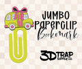 Bus Jumbo Paperclip Bookmark – 3D Printed