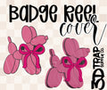 Balloon Dog   Badge Reel Cover Glue On | 3D Printed Badge Topper | Work ID Accessory