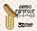 Hot Dog  Jumbo Paperclip Bookmark – 3D Printed