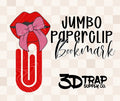 Lips Jumbo Paperclip Bookmark – 3D Printed